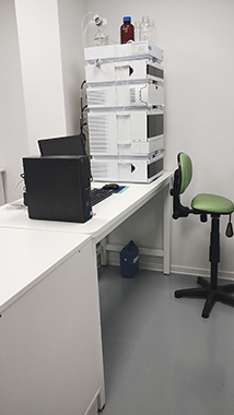 Bancada para HPLC