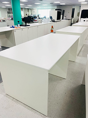 Bancadas Centrais de Laboratório