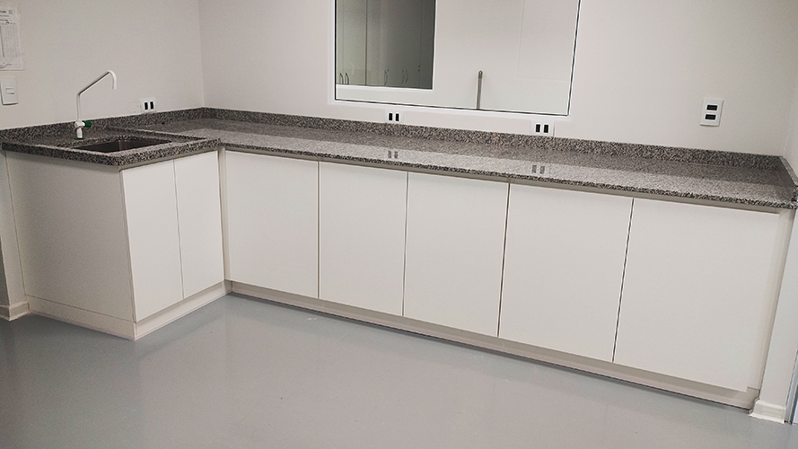 Bancada em L Extendida